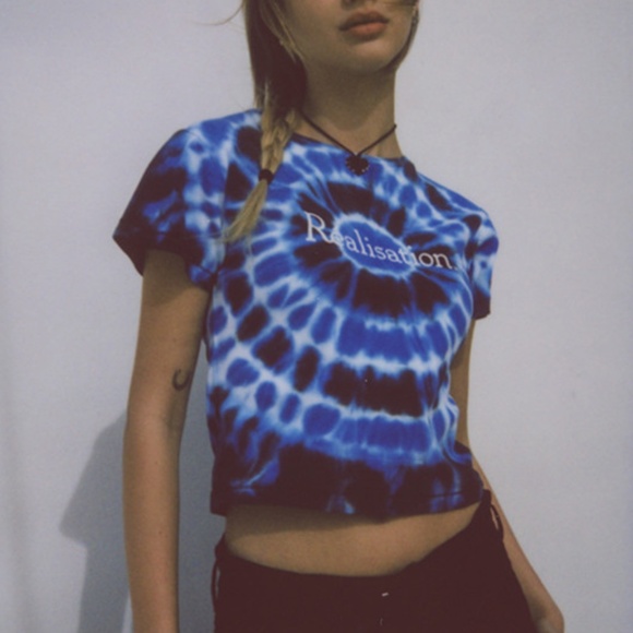NWT Realisation Par Tie Dye Logo Tee - Picture 6 of 10